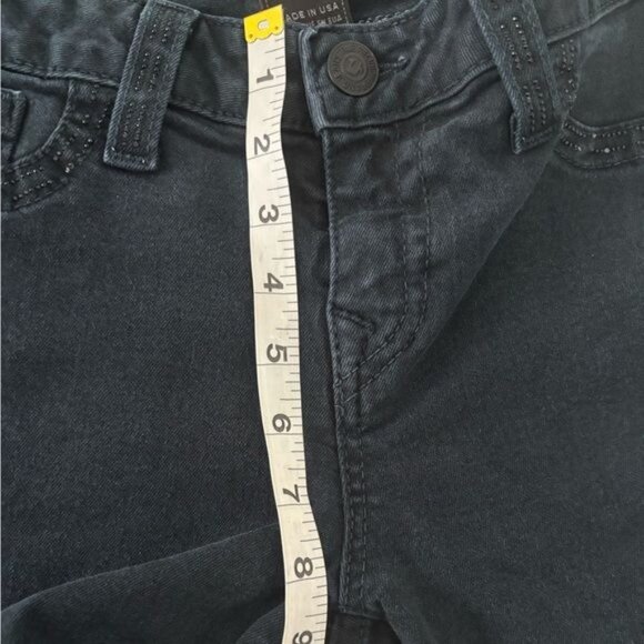 True Religion Jeans 32 Casey Skinny Sequin Low Rise Festival Luxury Streetwear - Picture 7 of 12